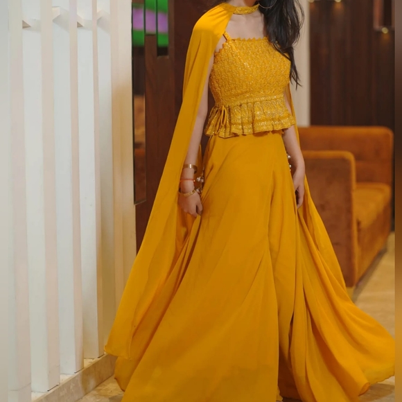 Sold🚫Zannat jubair inspired sharara set - Picture 16 of 17